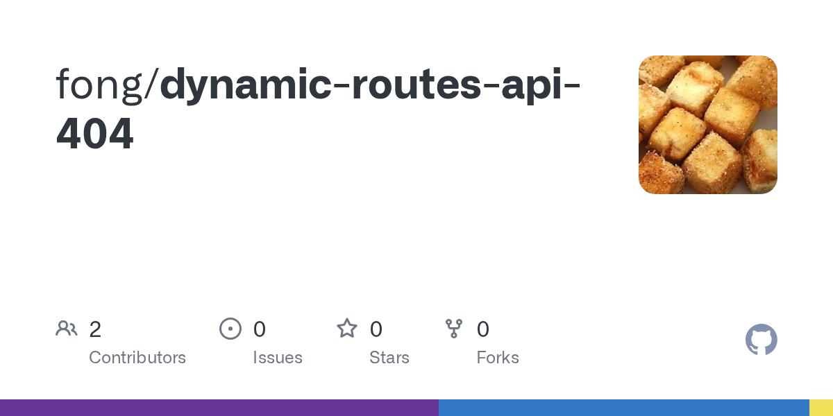 GitHub - fong/dynamic-routes-api-404