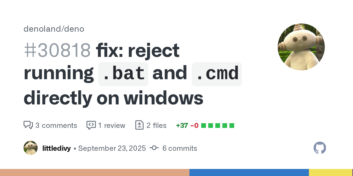 fix: reject running `.bat` and `.cmd` directly on windows by little...
