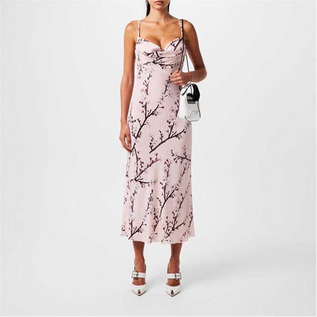ALEXANDER MCQUEEN: ALEXANDER MCQUEEN Cherry Blossom Dress