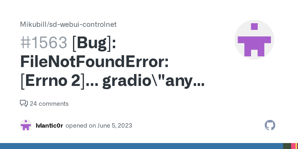 [Bug]: FileNotFoundError: [Errno 2]... tmp2514rfci.png' · Issue #15...