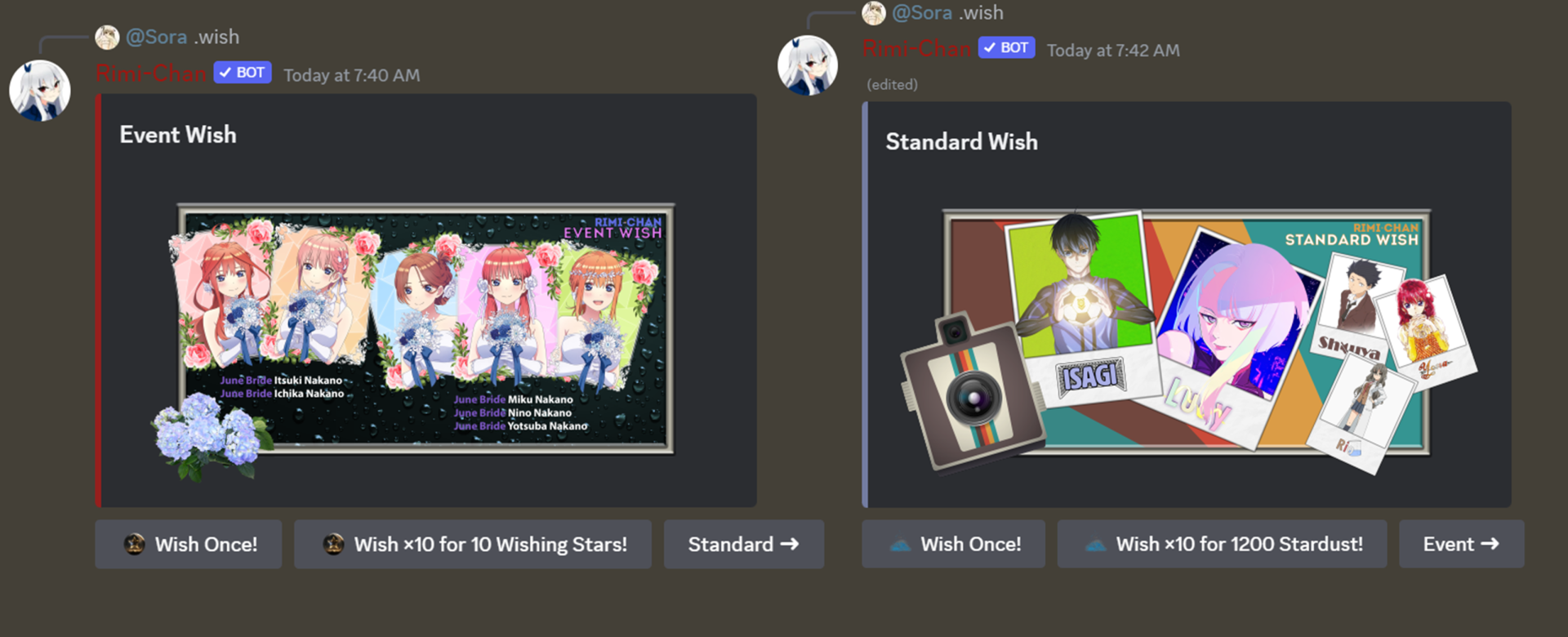 Wish Banner Demo