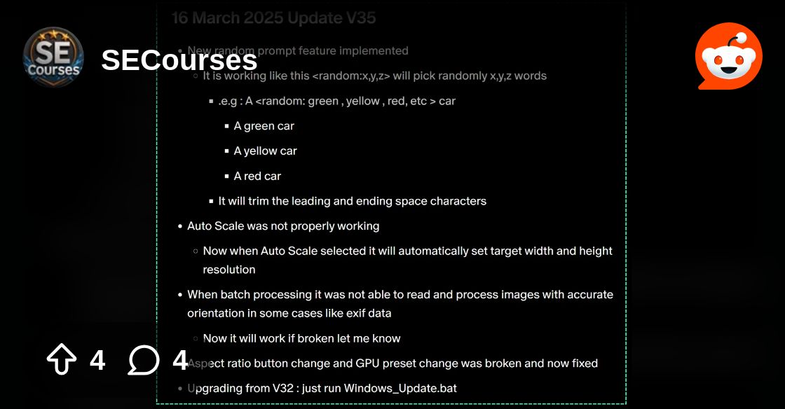 From the SECourses community on Reddit: We have made new amazing up...