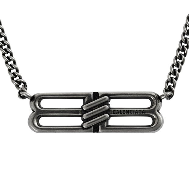 BALENCIAGA: BALENCIAGA License Bb Necklace