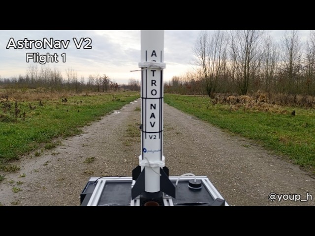 AstroNav V2: A Model Rocket with Active Roll Control 🚀