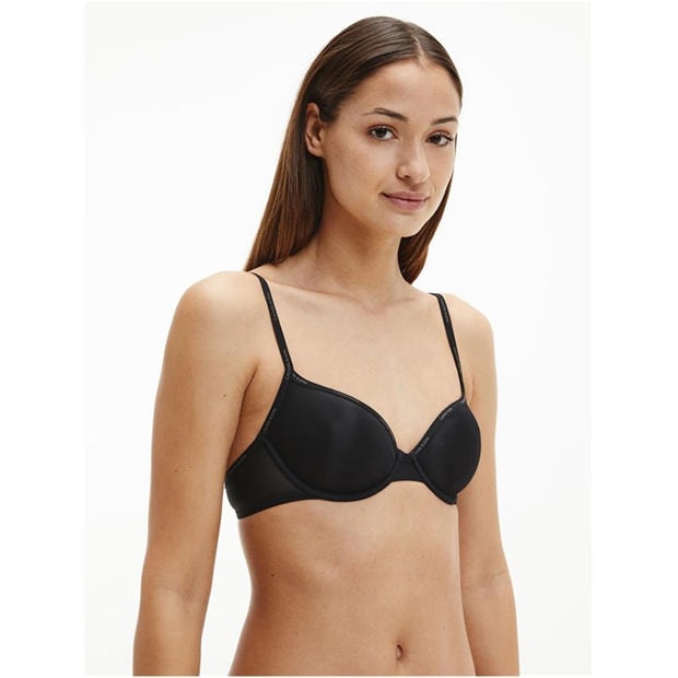 Calvin Klein: Calvin Klein Sheer Marq Demi Lightly Lined Bra