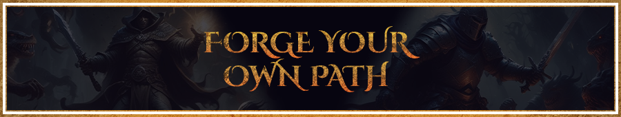 Forge Your Own Path Banner