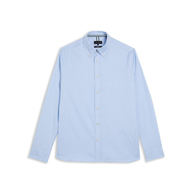 Ted Baker: Ted Baker Men's Allardo Premium Long-Sleeve Oxford Shirt