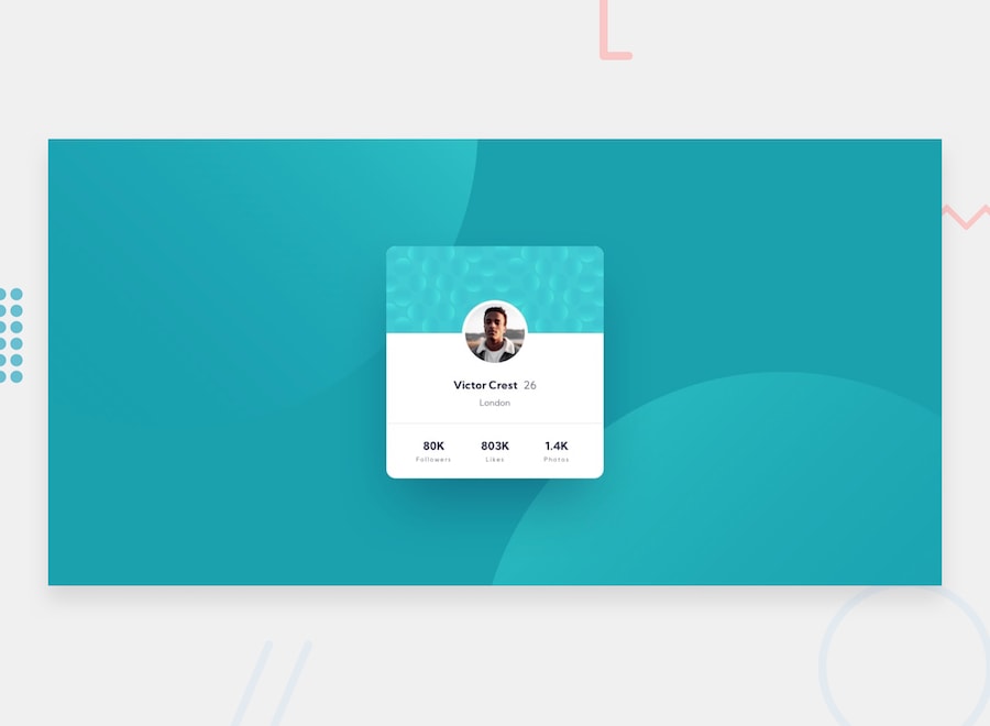 Frontend Mentor | Profile card component coding challenge