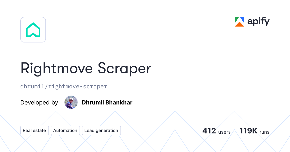 Rightmove Scraper · Apify
