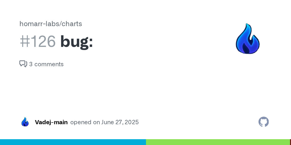 bug: · Issue #126 · homarr-labs/charts