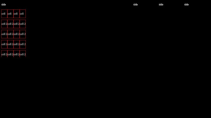 make spaces between table rows