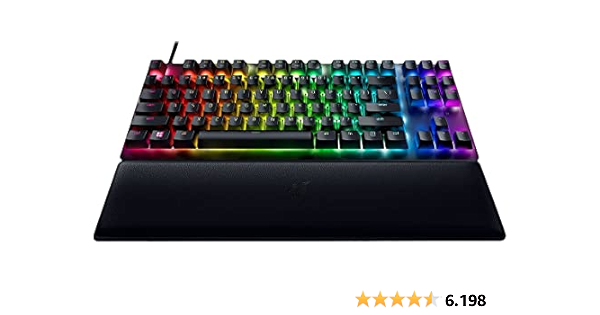 Razer Huntsman V2 Tenkeyless (Red Switch) - Optische Gaming-Tastatu...