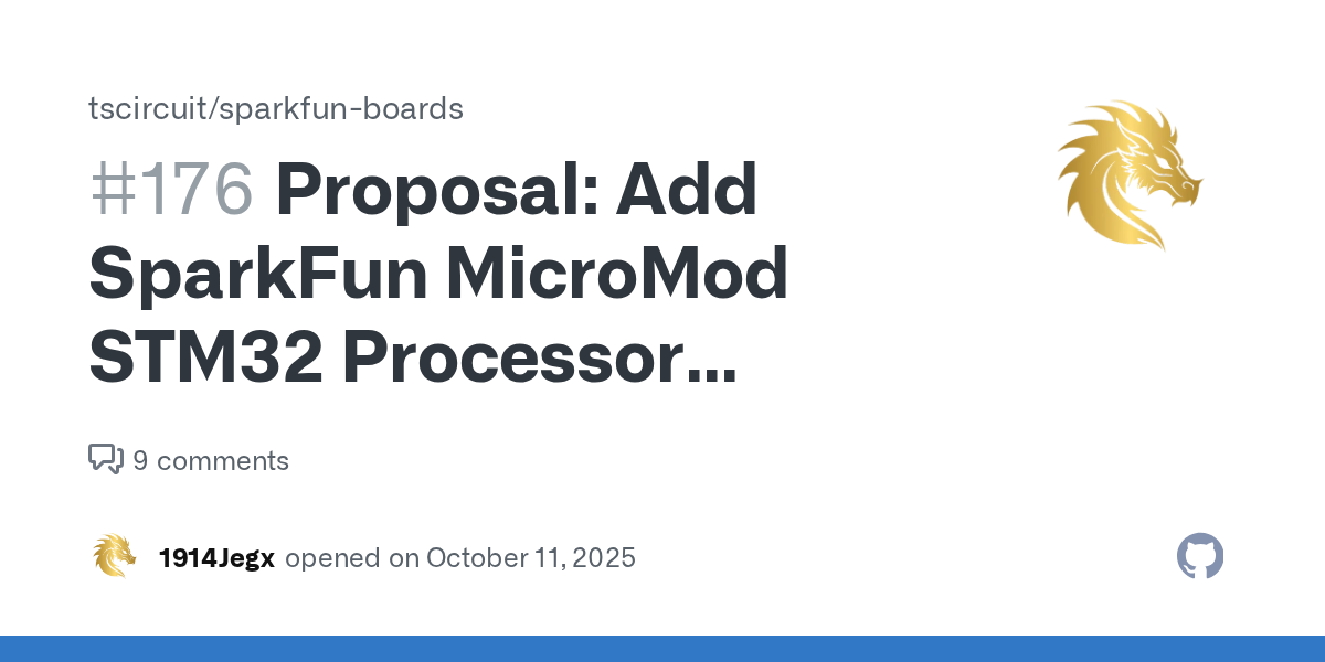 Proposal: Add SparkFun MicroMod STM32 Processor (STM32F405) · Issu...