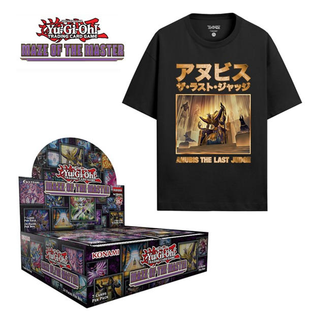 Yu-Gi-Oh: Yu-Gi-Oh Yu-Gi-Oh! Maze of the Master Display + T-Shirt - GAME Exclusive