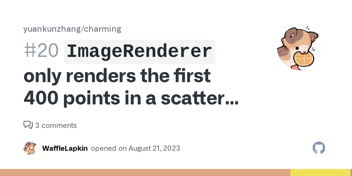 `ImageRenderer` only renders the first 400 points in a scatter grap...