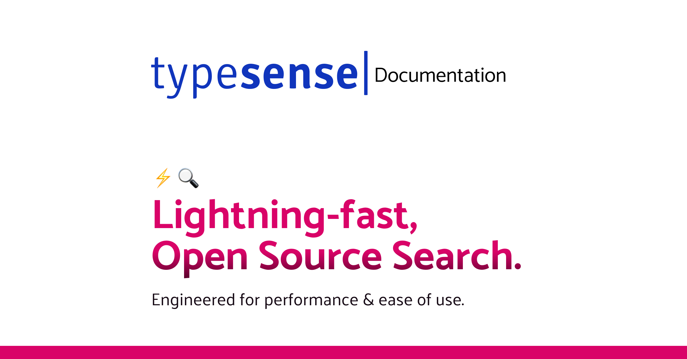 Typesense Documentation