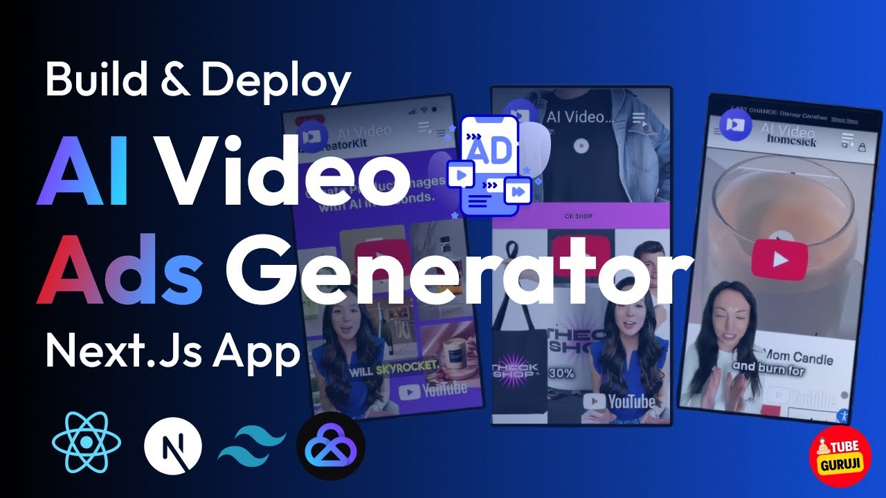 Build and Deploy an AI Video Ads Generator App | Next.js, React, Ak...