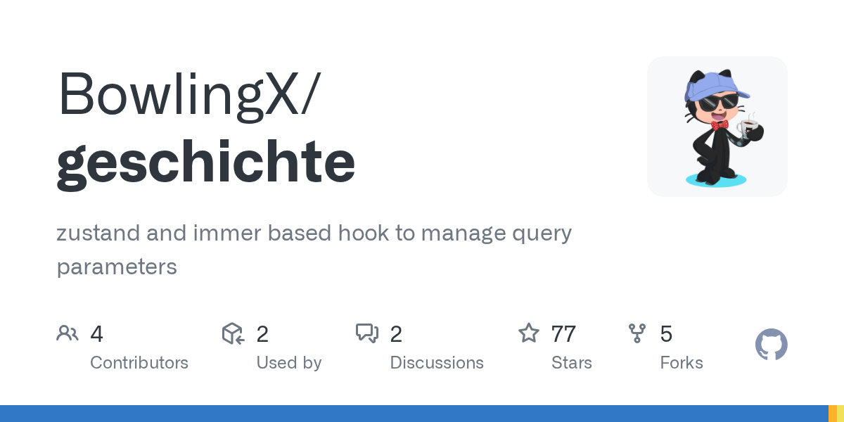 GitHub - BowlingX/geschichte: zustand and immer based hook to manag...