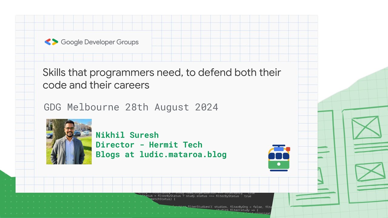 Nikhil Suresh - Skills that programmers need, to defend both their ...