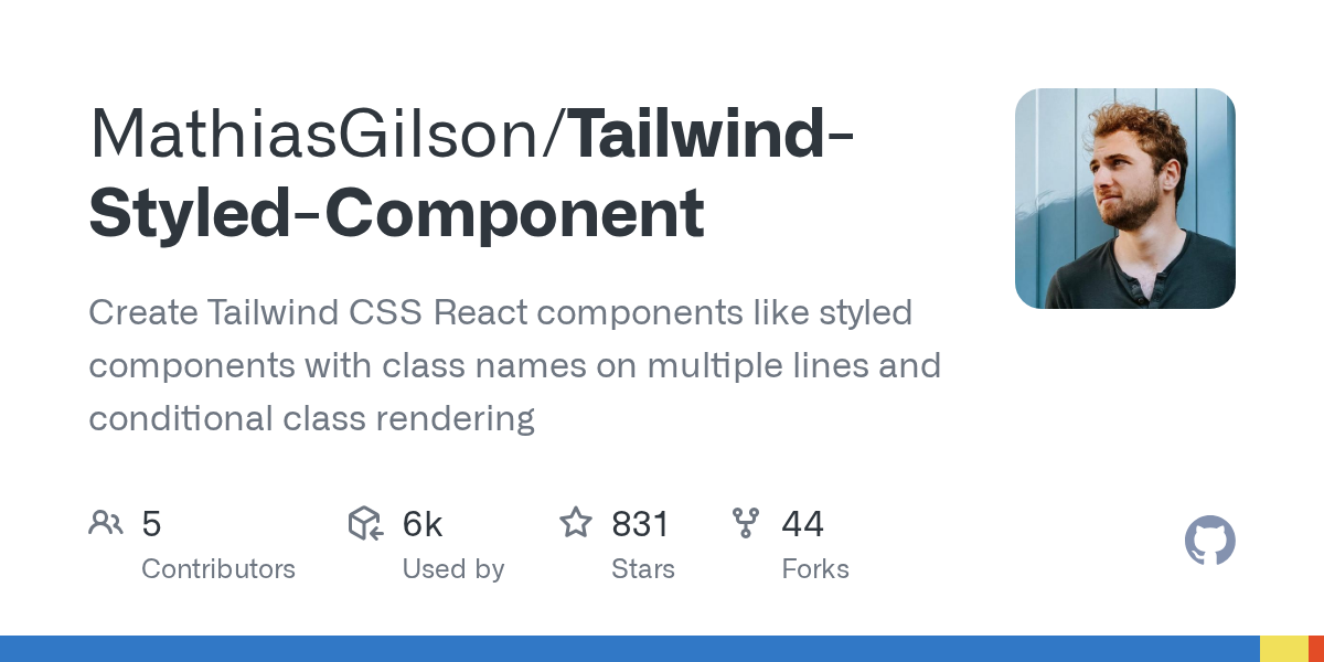 GitHub - MathiasGilson/Tailwind-Styled-Component: Create Tailwind C...