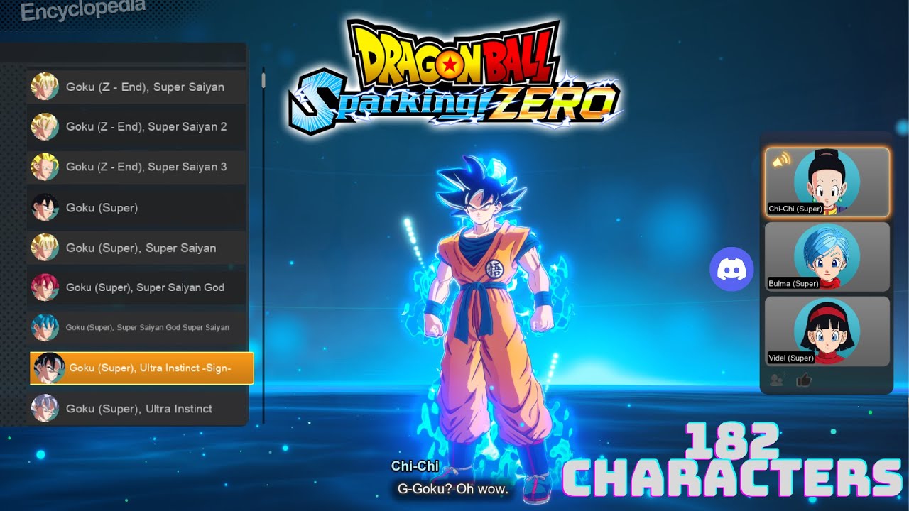 Dragon Ball Sparking Zero - All Dragon Ball Characters Encyclopedia