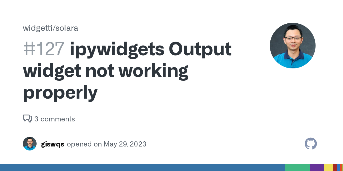 ipywidgets Output widget not working properly with Solara. Any advice ...