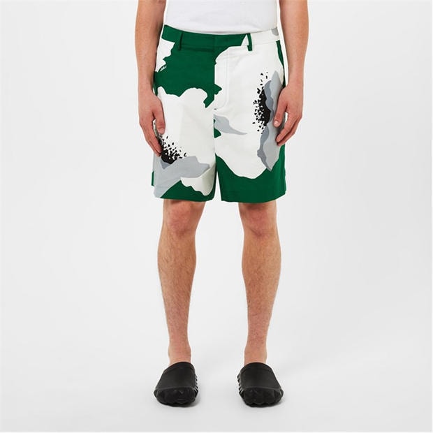 VALENTINO: VALENTINO Men's Floral Poplin Chino Shorts