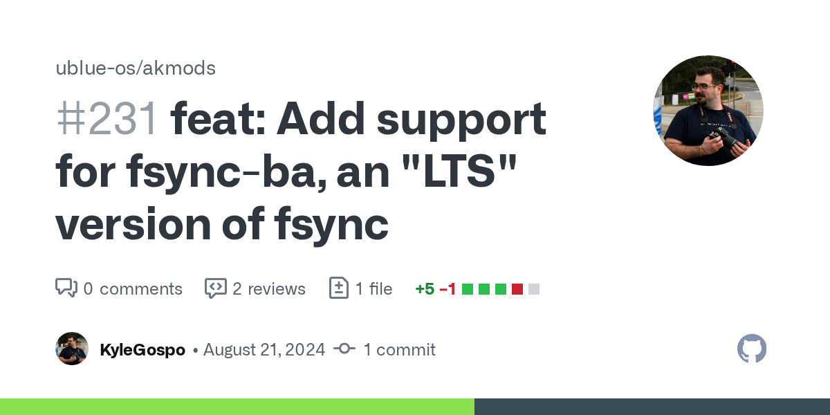 feat: Add support for fsync-ba, an "LTS" version of fsync by KyleGo...