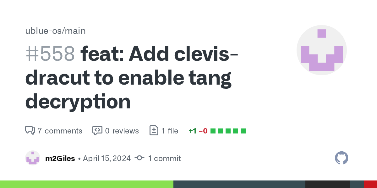 feat: Add clevis-dracut to enable tang decryption by m2Giles · Pull...