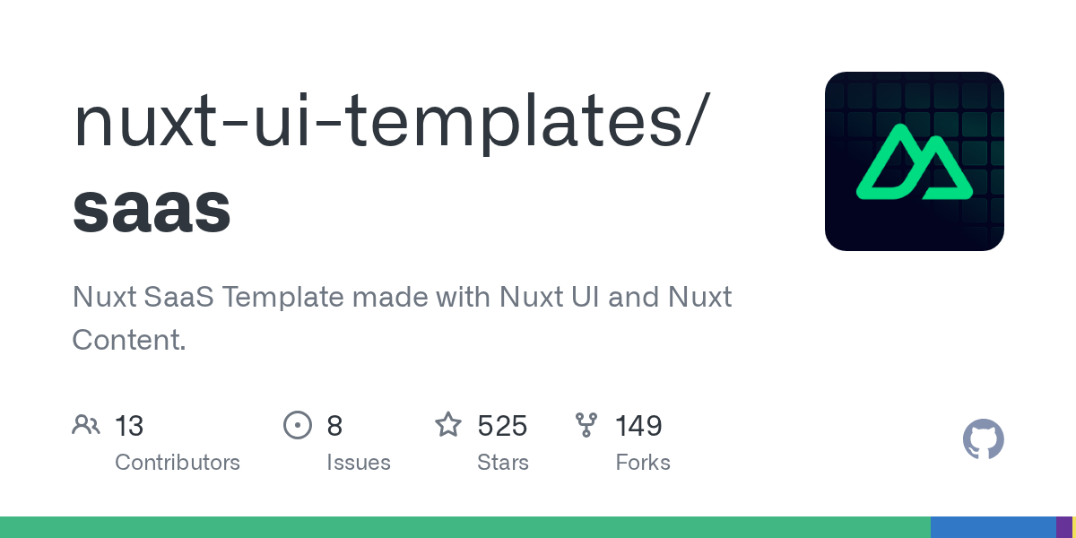 GitHub - nuxt-ui-pro/saas: A SaaS template made with Nuxt UI Pro.