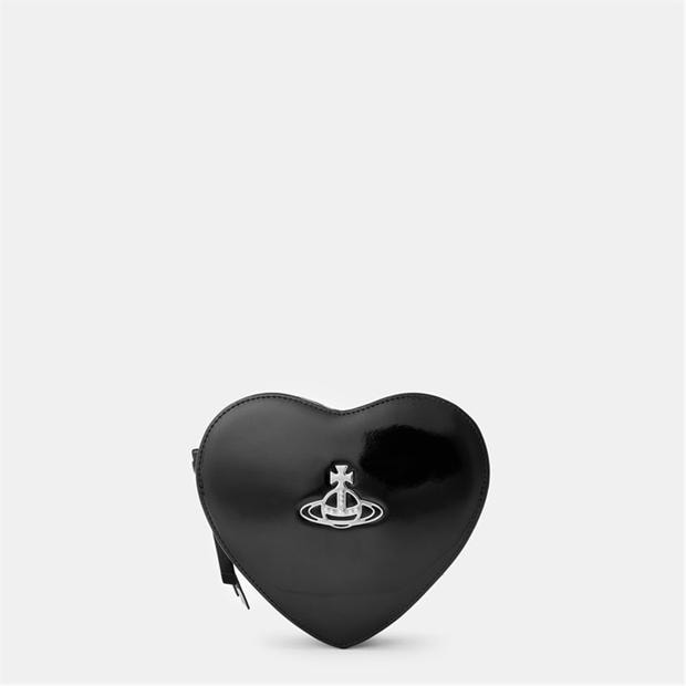 VIVIENNE WESTWOOD: VIVIENNE WESTWOOD Women's Viv Louise Heart Crossbody Bag