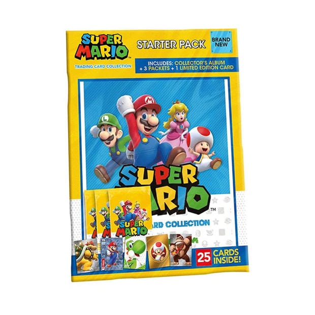 Super Mario: Super Mario Trading Cards - Starter Pack