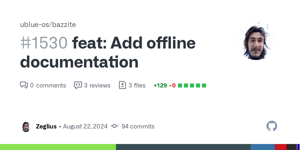 feat: Add offline documentation by Zeglius · Pull Request #1530 · u...