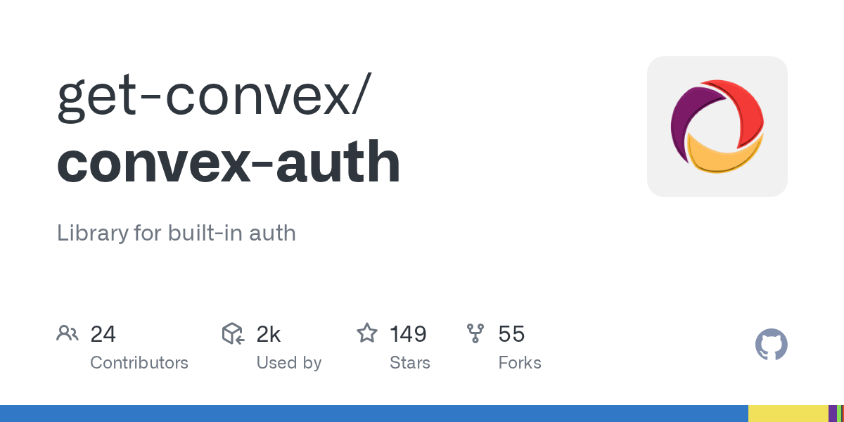 convex-auth/CHANGELOG.md at main · get-convex/convex-auth