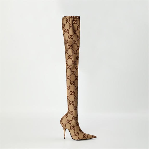 GUCCI: GUCCI Kids Over the Knee Boots Style Boots