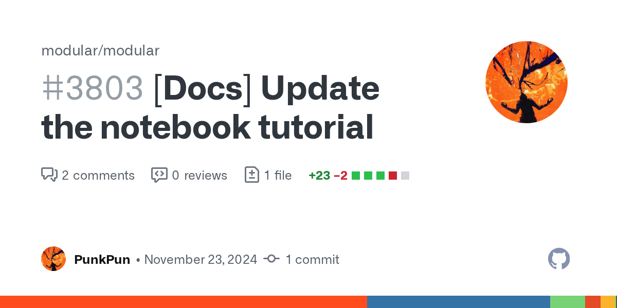 [Docs] Update the notebook tutorial by PunkPun · Pull Request #3803...