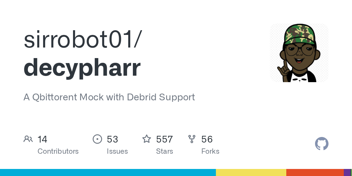 GitHub - sirrobot01/decypharr: A Qbittorent Mock with Debrid Support