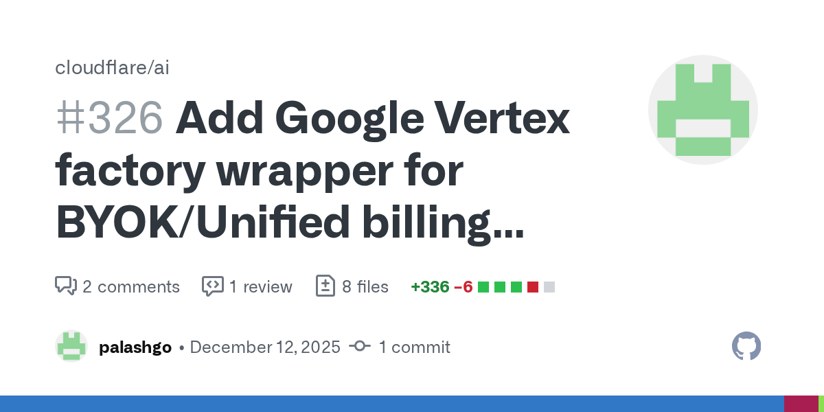 Add Google Vertex factory wrapper for BYOK/Unified billing support ...