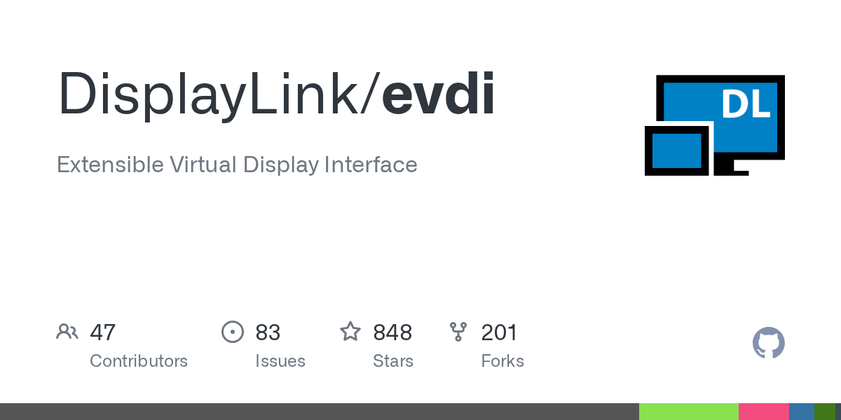 GitHub - DisplayLink/evdi: Extensible Virtual Display Interface