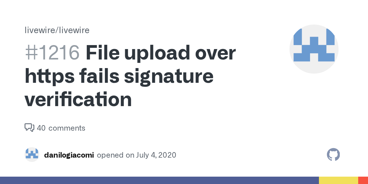 File upload over https fails signature verification · Issue #1216 ·...