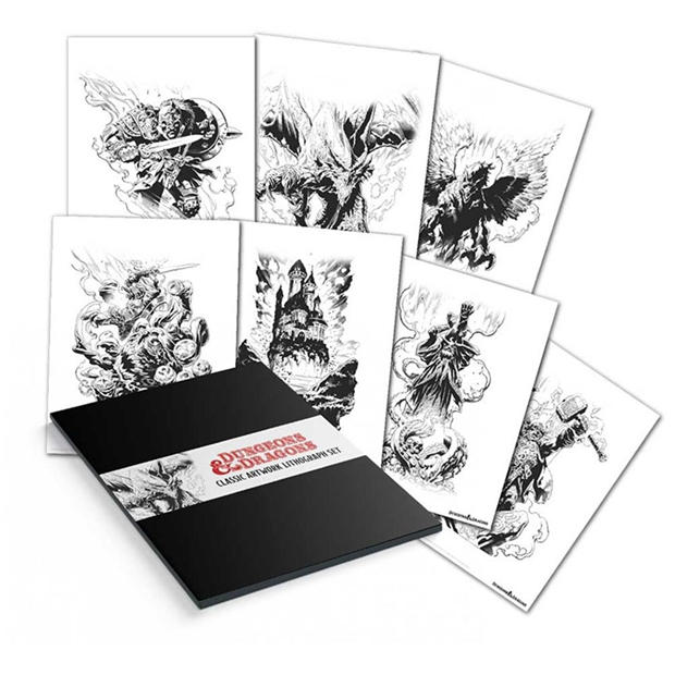 Fanattik: Fanattik Dungeons and Dragons Lithograph Set