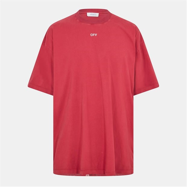 OFF WHITE: OFF WHITE Men's St Matthew Oversized T-Shirt