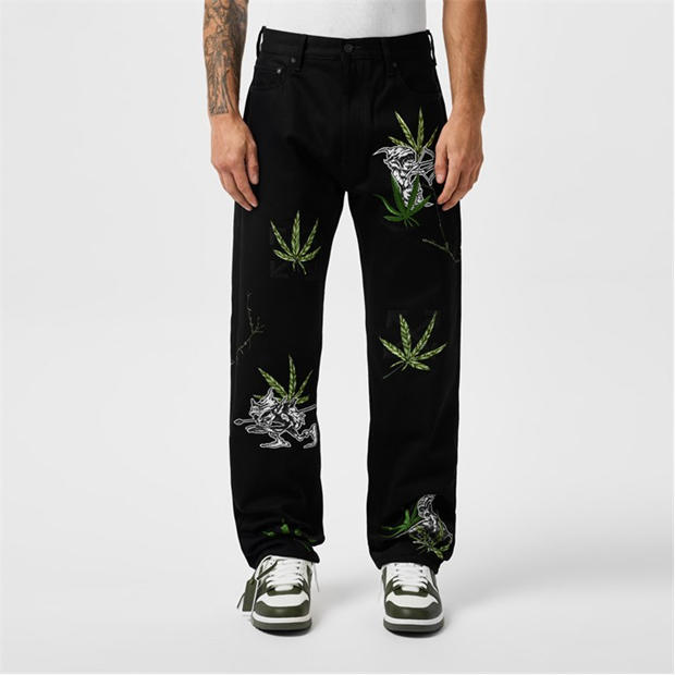 OFF WHITE: OFF WHITE Men's Skinny Fit Jeans