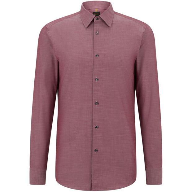 Boss: Boss Men's T Hays Kent Long Sleeve Plain Shirt