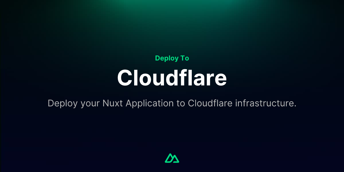 Deploy Nuxt to Cloudflare