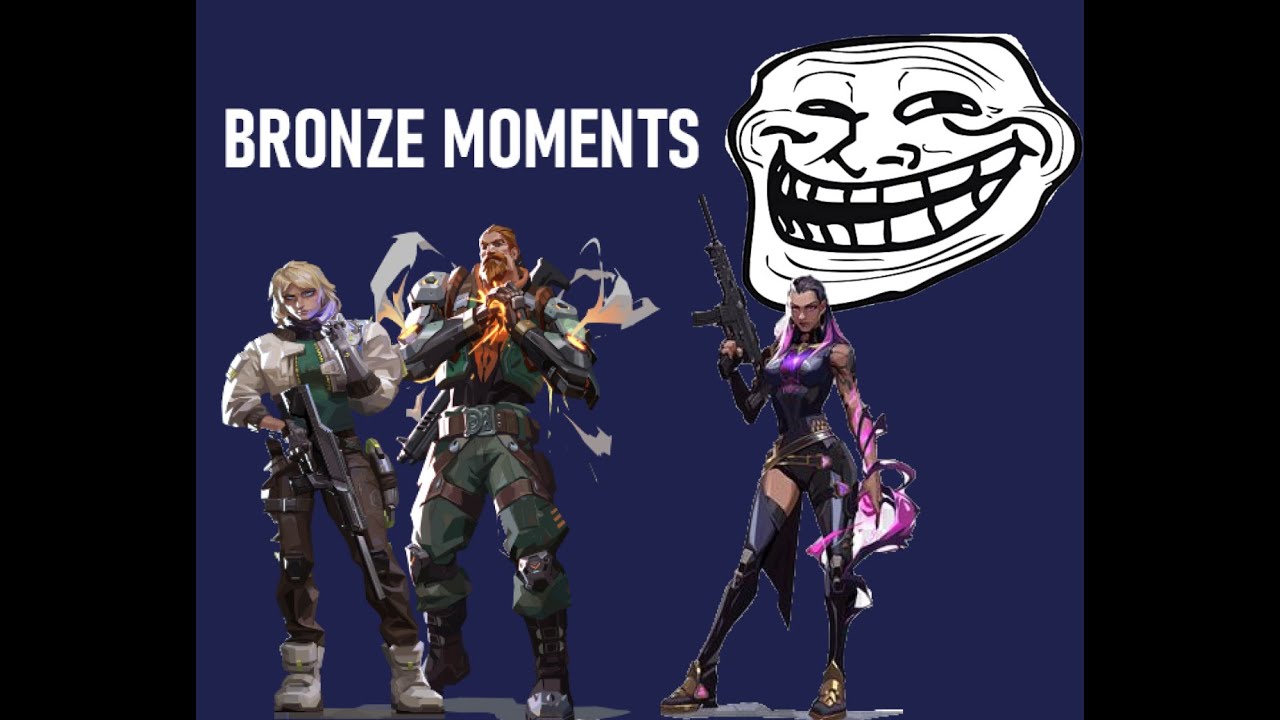 My First Valorant Montage | Bronze Gameplay & Dumb Moments