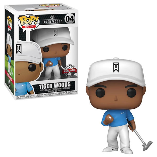 FUNKO: FUNKO POP! Sports: Tiger Woods (Blue Shirt) - Golf