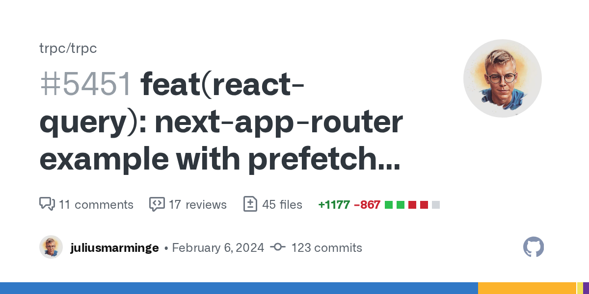 feat(react-query): next-app-router example with prefetch helpers by...