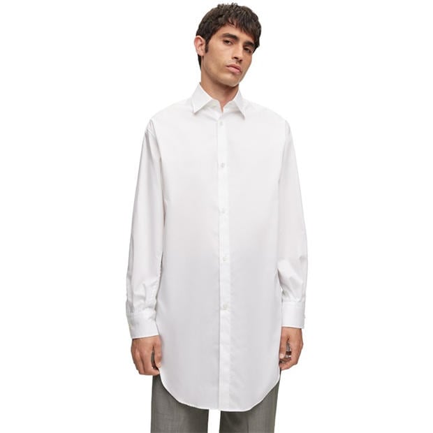 Boss: Boss Men's Plain Long-Sleeve Shirt