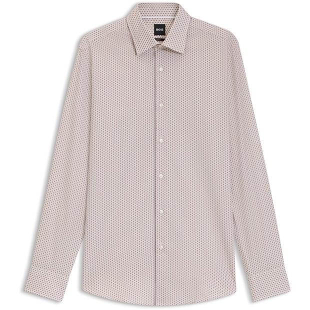 Boss: Boss Men's HBB HankKent Patterned Long-Sleeve Shirt